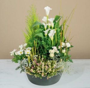 exemple compositon florale fleurissement alsace